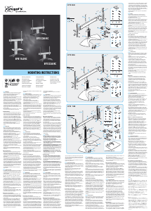 Manuale Vogel's EFTE 2240 RC Supporto per monitor