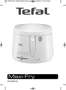 Наръчник Tefal FF100073 Maxi-Fry Фритюрник