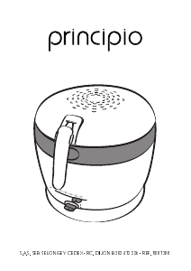사용 설명서 테팔 FF101830 Principio 튀김기