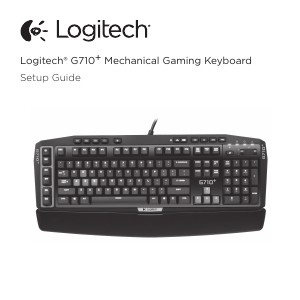 Bruksanvisning Logitech G710+ Tangentbord