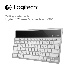 Kullanım kılavuzu Logitech K760 Klavye