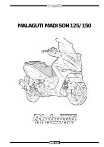 Bedienungsanleitung Malaguti Madison 150 Roller