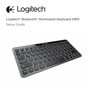 كتيب لوحة مفاتيح K810 Logitech