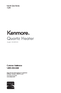 Manual Kenmore 130.95213510 Heater