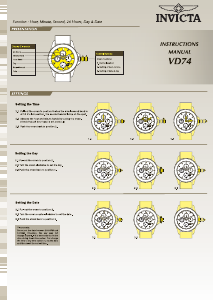 Handleiding Invicta Corduba 34550 Horloge