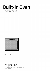 Bedienungsanleitung BEKO BSE22341X Backofen