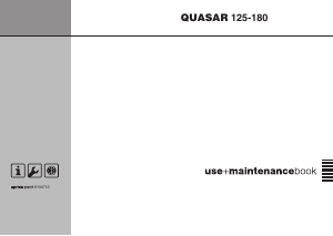 Manual de uso Aprilia Quasar 180 (2003) Quad