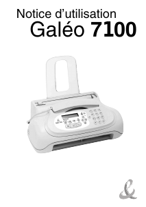 Mode d’emploi France Telecom Galeo 7100 Télécopieur