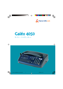Mode d’emploi France Telecom Galeo 4050 Télécopieur