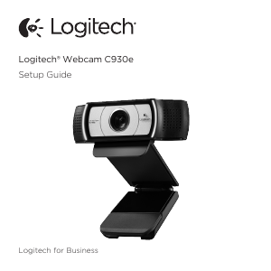 Manuál Logitech C930e Webová kamera