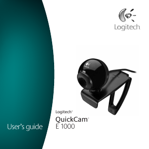 Käyttöohje Logitech E1000 QuickCam Verkkokamera