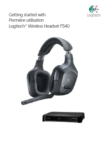 Mode d’emploi Logitech F540 Headset