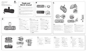 Manual de uso Logitech S715i Docking station