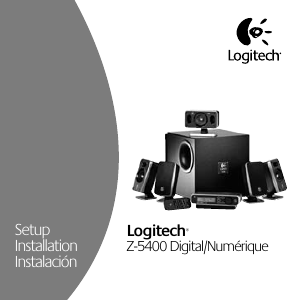 Manual Logitech Z5400 Digital Speaker