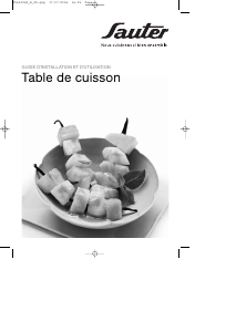 Mode d’emploi Sauter STV644XF1 Table de cuisson