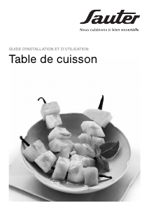 Mode d’emploi Sauter STILC984M Table de cuisson