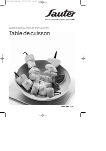 Mode d’emploi Sauter PVHX1 Table de cuisson