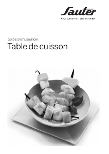 Mode d’emploi Sauter STG826BF1 Table de cuisson