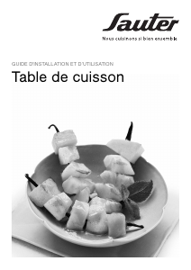 Mode d’emploi Sauter STI920B Table de cuisson