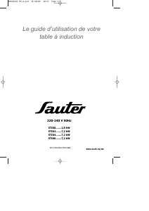 Mode d’emploi Sauter STI62XF1 Table de cuisson