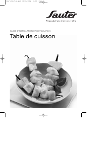 Mode d’emploi Sauter PVI4B1 Table de cuisson