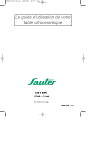 Mode d’emploi Sauter STV45BF1 Table de cuisson