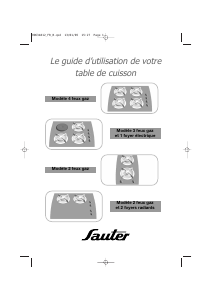 Mode d’emploi Sauter STG425WF1 Table de cuisson