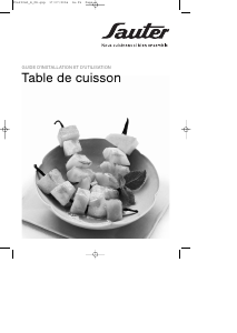 Mode d’emploi Sauter STV644BF1 Table de cuisson