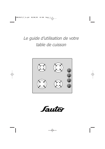 Mode d’emploi Sauter STG24FF1 Table de cuisson