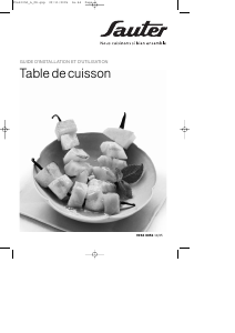 Mode d’emploi Sauter PVHB1 Table de cuisson