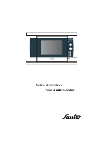 Mode d’emploi Sauter SME415WF1 Micro-onde