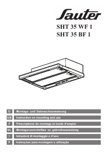 Mode d’emploi Sauter SHT35WF1 Hotte aspirante