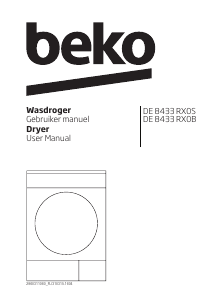 Manual BEKO DE 8433 RX0S Dryer