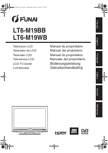 Mode d’emploi Funai LT6-M19WB Téléviseur LCD