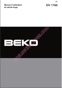 Mode d’emploi BEKO DV 1160 Sèche-linge