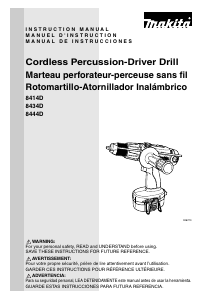 Mode d’emploi Makita 8414D Perceuse visseuse