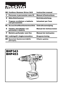 Handleiding Makita BHP343 Schroef-boormachine