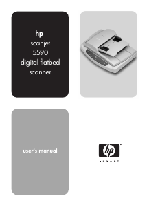 Manual HP Scanjet 5500P Scanner