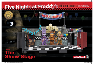 Manual McFarlane set 12035 Five Nights at Freddys The show stage