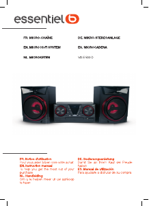 Manual Essentiel B MS-E-500-D Stereo-set