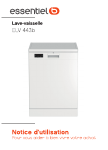 Mode d’emploi Essentiel B ELV 443b Lave-vaisselle