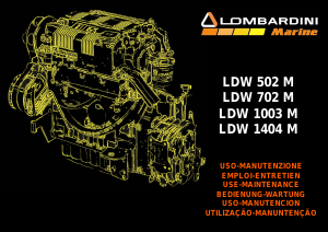 Manual Lombardini LDW 1003 M Boat Engine