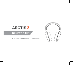 사용 설명서 SteelSeries Arctis 3 Bluetooth 헤드셋