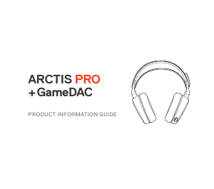 Handleiding SteelSeries Arctis Pro + GameDAC Headset