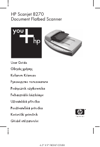 Priročnik HP Scanjet 8270 Optični bralnik