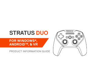 Manual SteelSeries Stratus Duo (Android) Controlador do jogo
