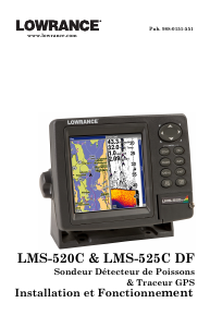 Mode d’emploi Lowrance LMS-520C Sondeur