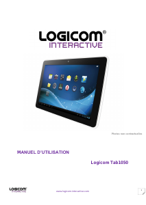 Mode d’emploi Logicom TAB1050 Tablette
