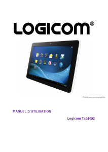 Mode d’emploi Logicom TAB1052 Tablette