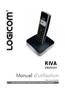 Mode d’emploi Logicom Riva 253 Téléphone sans fil